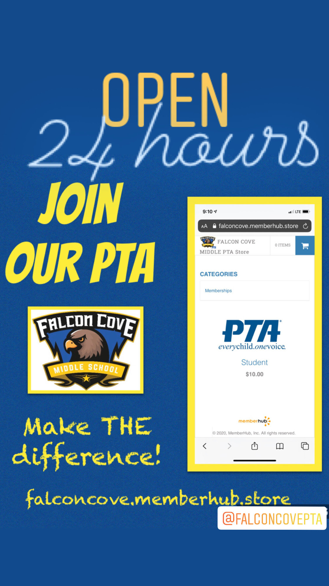 Join PTA - Falcon Cove Middle School
